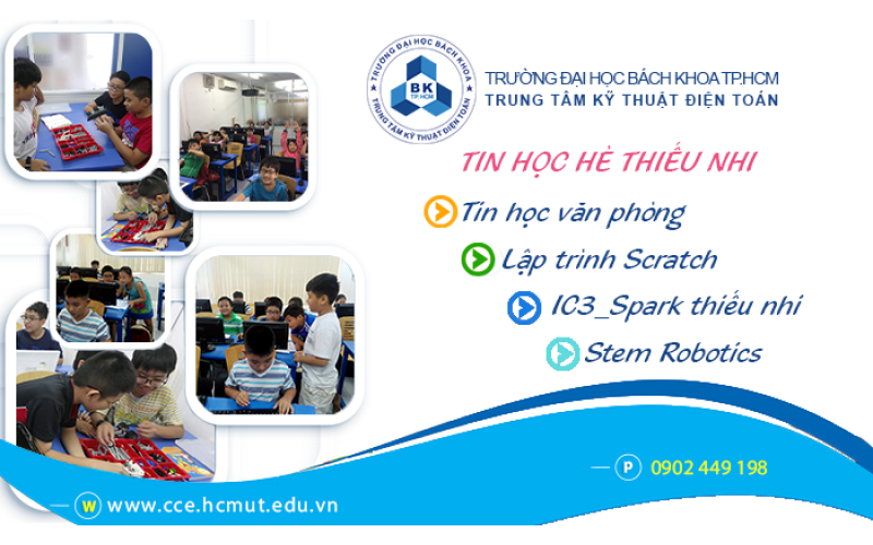 KHAI GIẢNG CÁC LỚP TIN HỌC THIẾU NHI