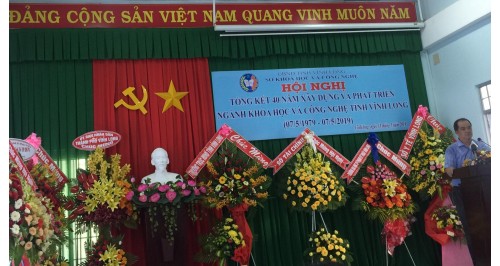 Hội nghị tổng kết 40 năm xây dựng và phát triển Ngành khoa học và công nghệ tỉnh vĩnh long