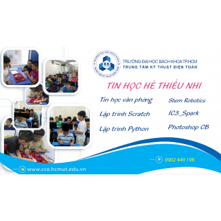 LỊCH KHAI GIẢNG CÁC LỚP TIN HỌC THIẾU NHI